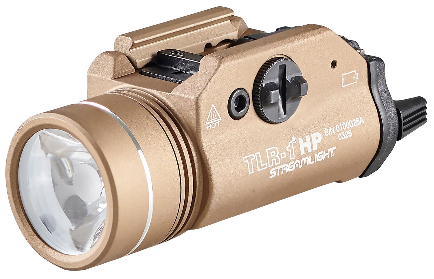 Streamlight TLR-1 HP Aluminum Rail Mount 1000 Lumens, FDE - 59151