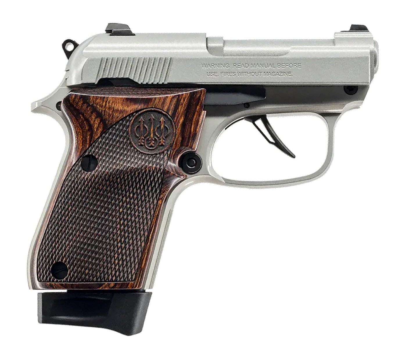 Beretta 30X Inox 2.9" .32ACP 8rd Pistol w/ Wood Grips - J30X32R8IN - Beretta