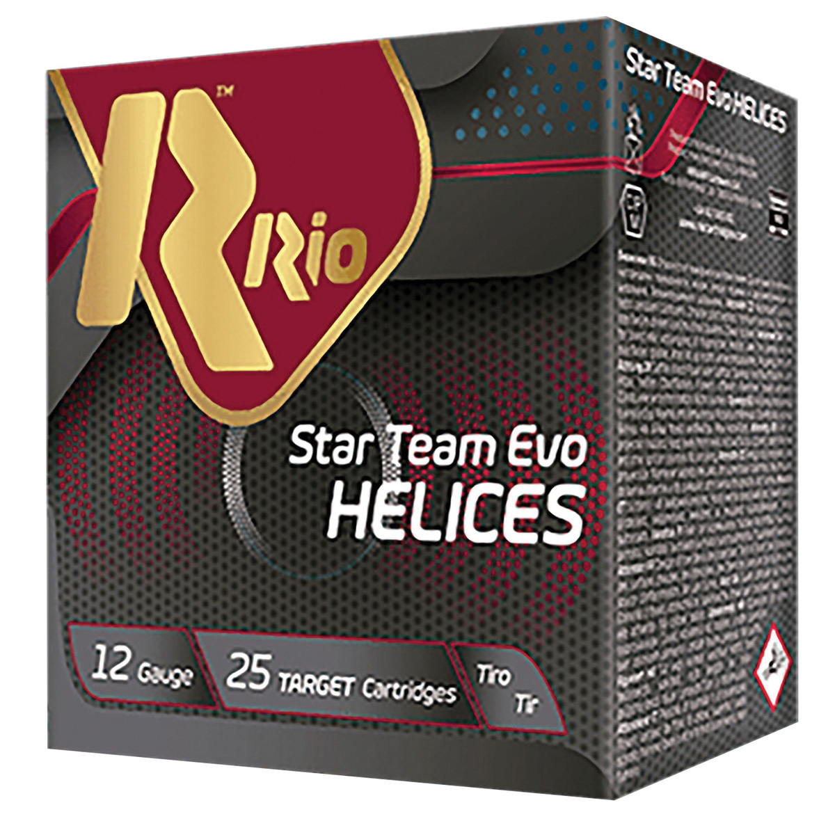 Rio Outdoors Corp Star Team Evo Target 12 Gauge 2-3/4" #7.5 1 oz 25rds Shotshell - Precision Target Load for Competitive Shooting - STH28HV75 - Rio Ammo