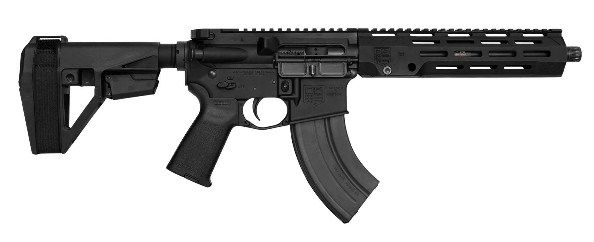 Diamondback DB15 10.5" 338 ARC 26rd Pistol - DB1989Y001 - Diamondback