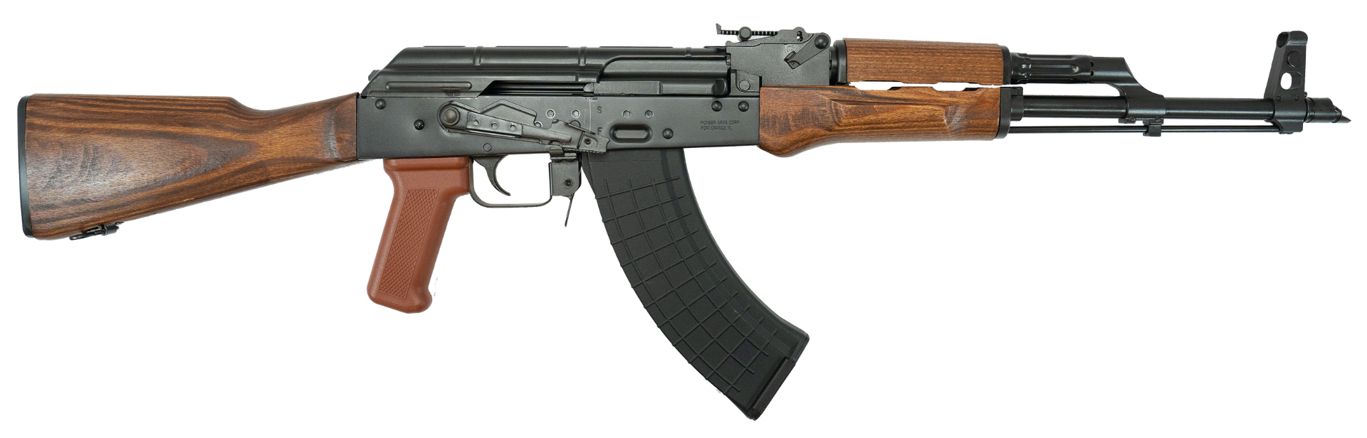 Pioneer Arms Sporter 16.3" 7.62x39 mm 30rd Rifle w/ Laminated Wood Furniture and Side Mounted Optic Rail - Pioneer Arms