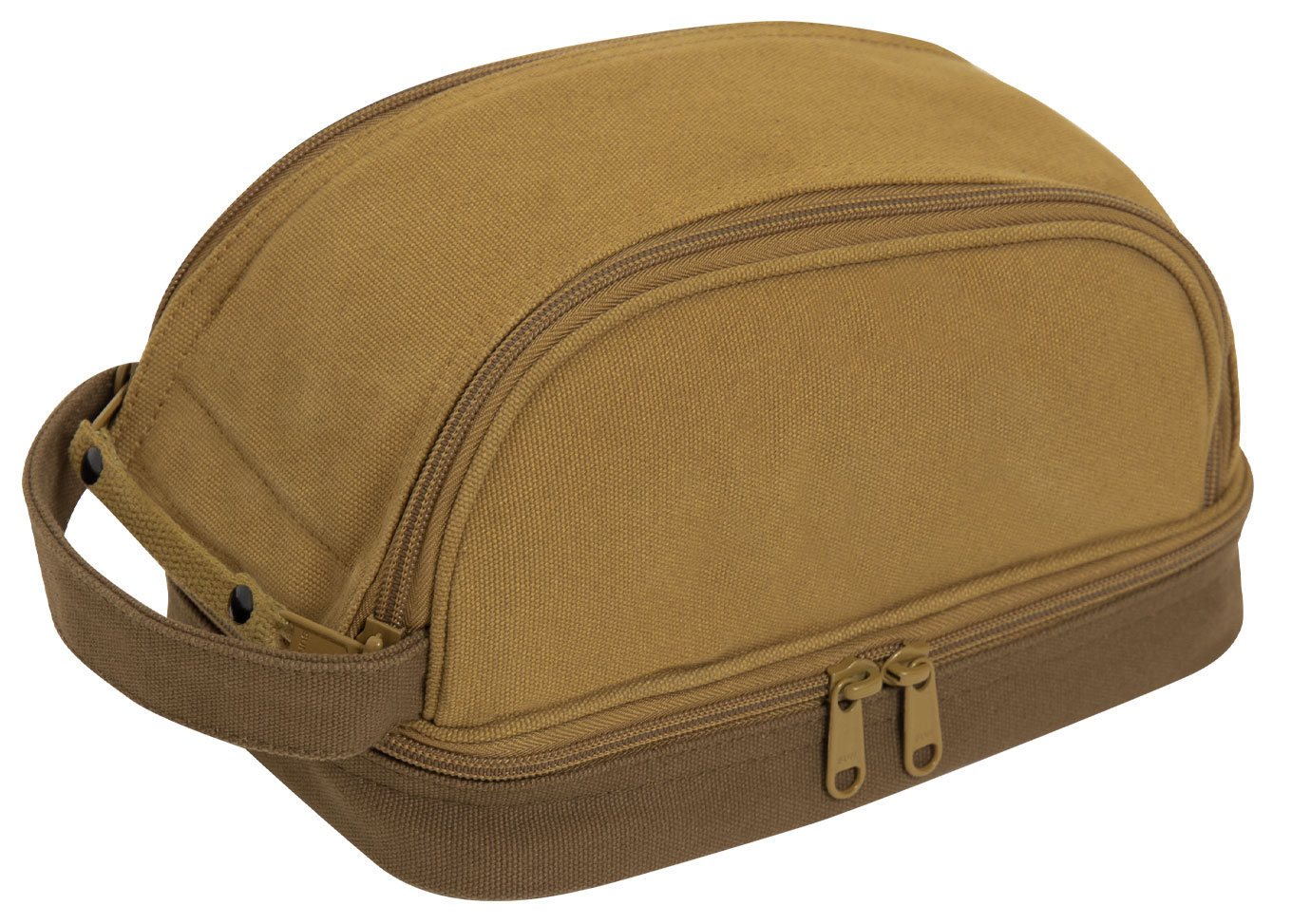 Rothco Rothco Deluxe Canvas Travel Kit - Coyote Brown