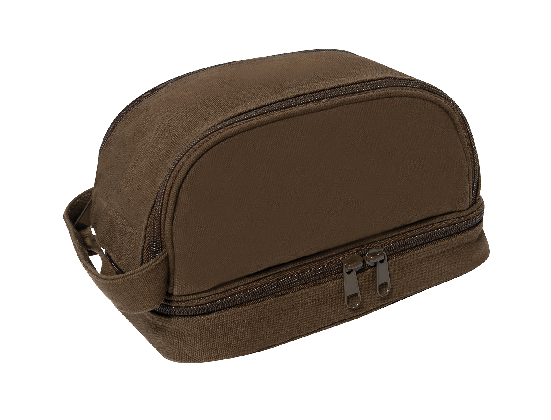 Rothco Rothco Deluxe Canvas Travel Kit - Earth Brown