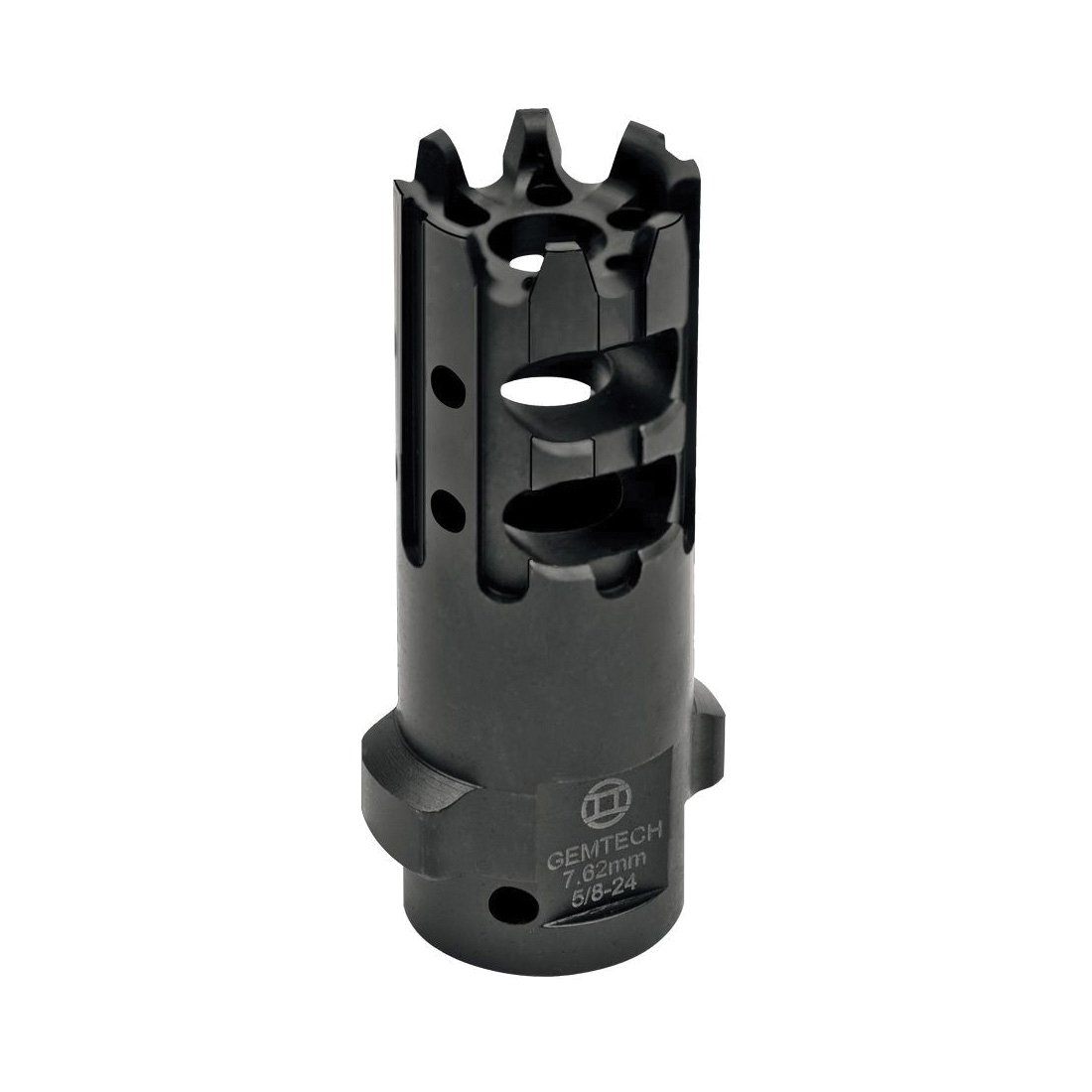 Gemtech Quick Mount Muzzle Brake 5/8-24, Black - Gemtech