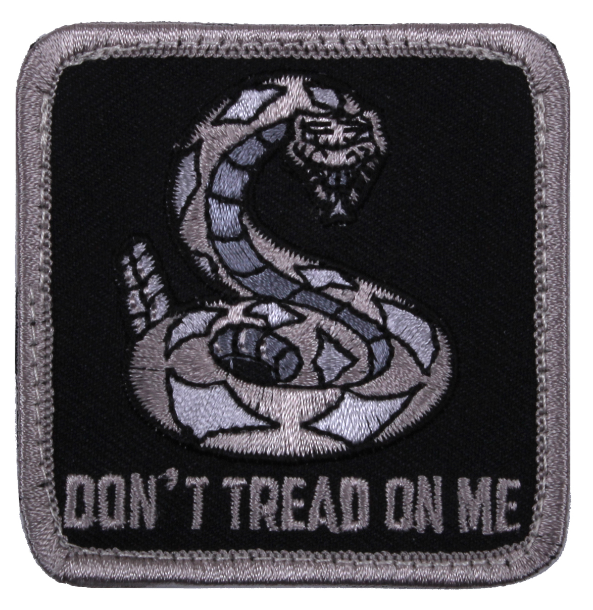 Rothco Rothco Dont Tread On Me Morale Patch - Black, Packaging Bulk Packaging