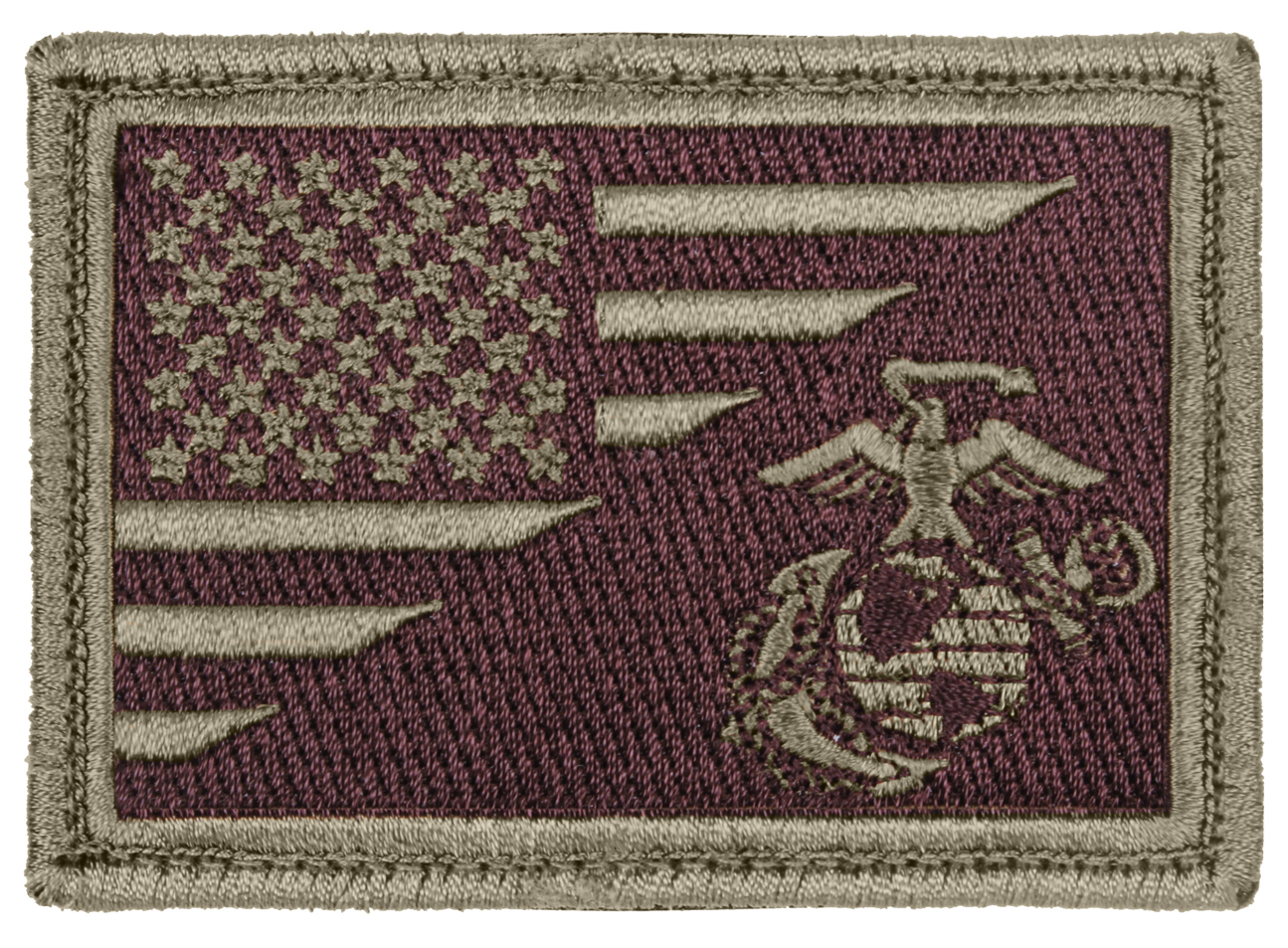 Rothco Rothco Us Flag - Usmc Eagle, Globe And Anchor Morale Patch, Coyote Brown