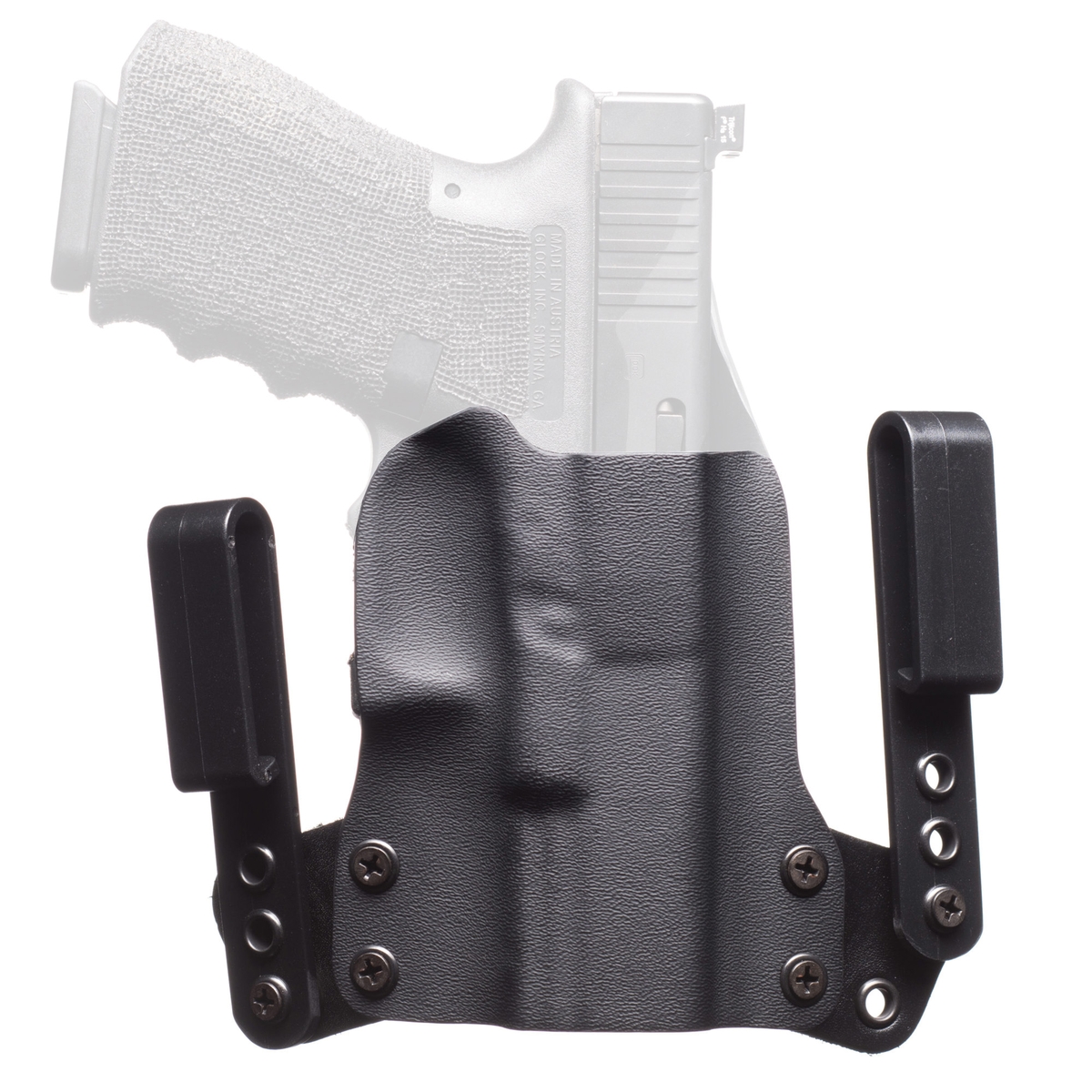 BlackPoint Tactical Mini Wing Sig Sauer P365 AXG Legion IWB Holster RH - Black Kydex/Leather, Sleek and Secure Fit - 171987 - Black Point Tactical