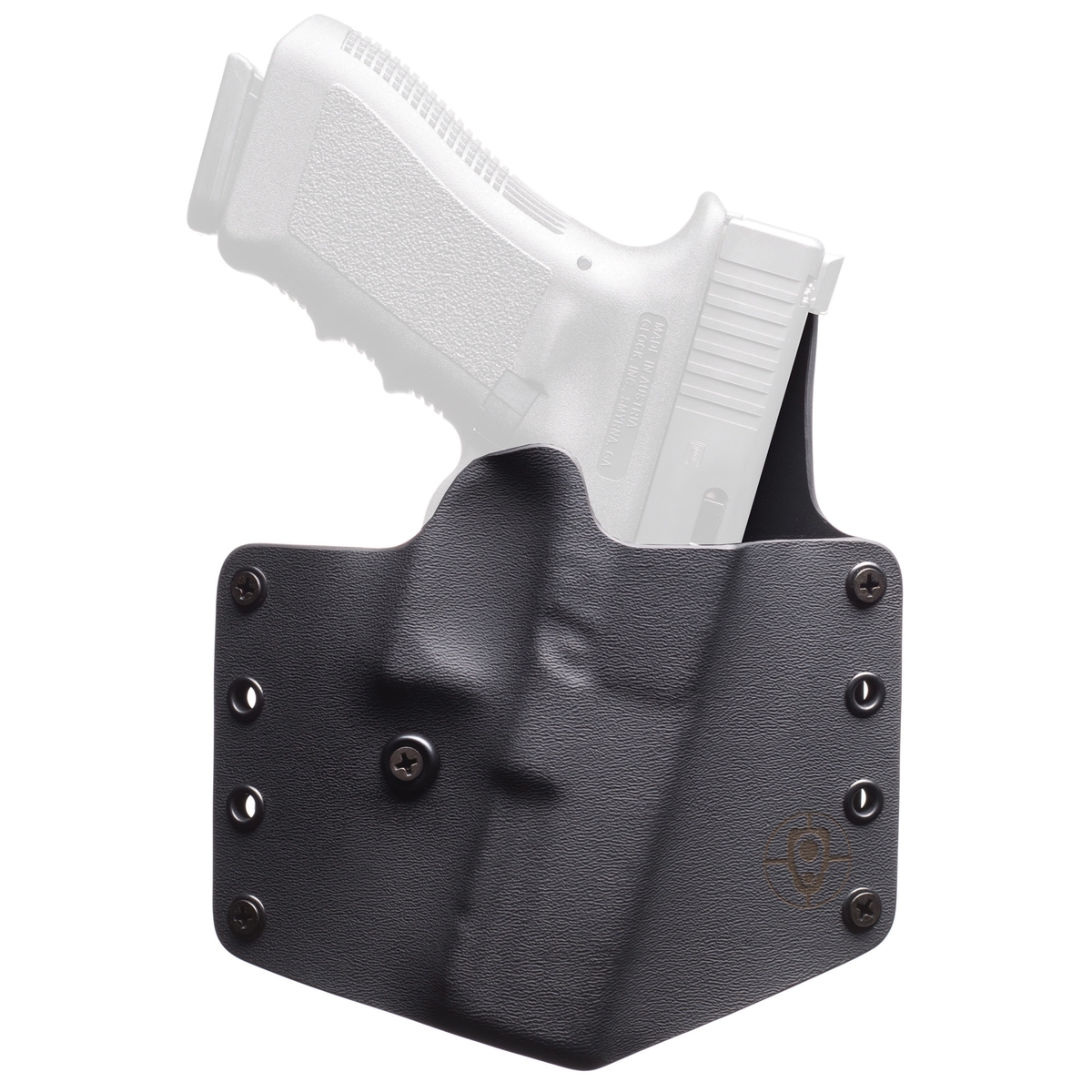 BlackPoint Tactical Standard Sig Sauer P365 AXG Legion OWB Holster RH - Black Kydex/Leather, Reliable and Stylish - 172010