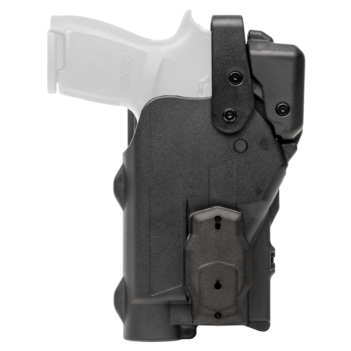 Alien Gear Holsters Rapid Force Sig Sauer P320 Compact OWB Holster RH Black - High-Performance for Enhanced Concealment - R3-M-0691-BK-RH-A1-C - Alien Gear