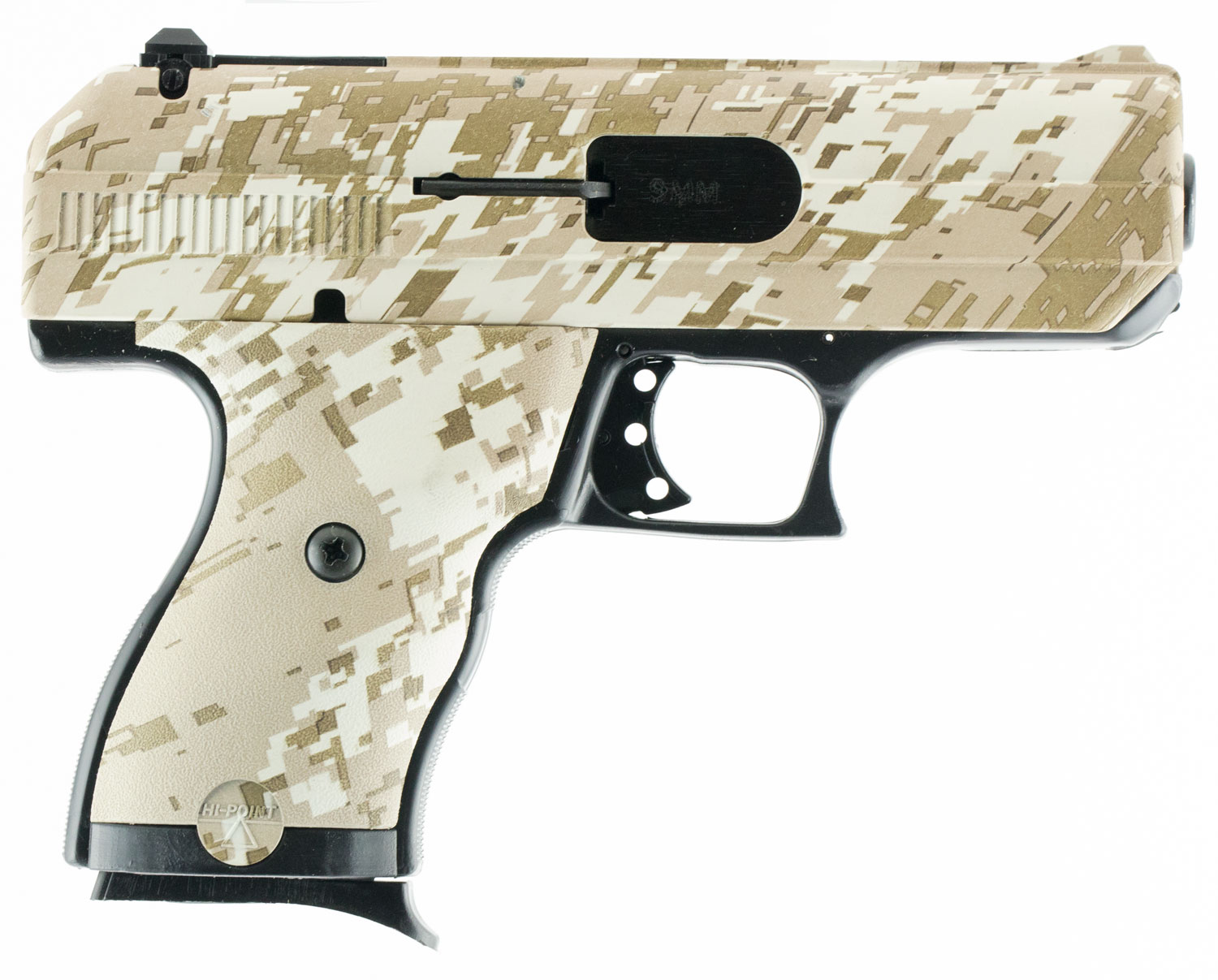 Hi-Point 9mm 8+1 Round Semi Auto Handgun, Desert Digital Camouflage - 916DD - Hi-Point