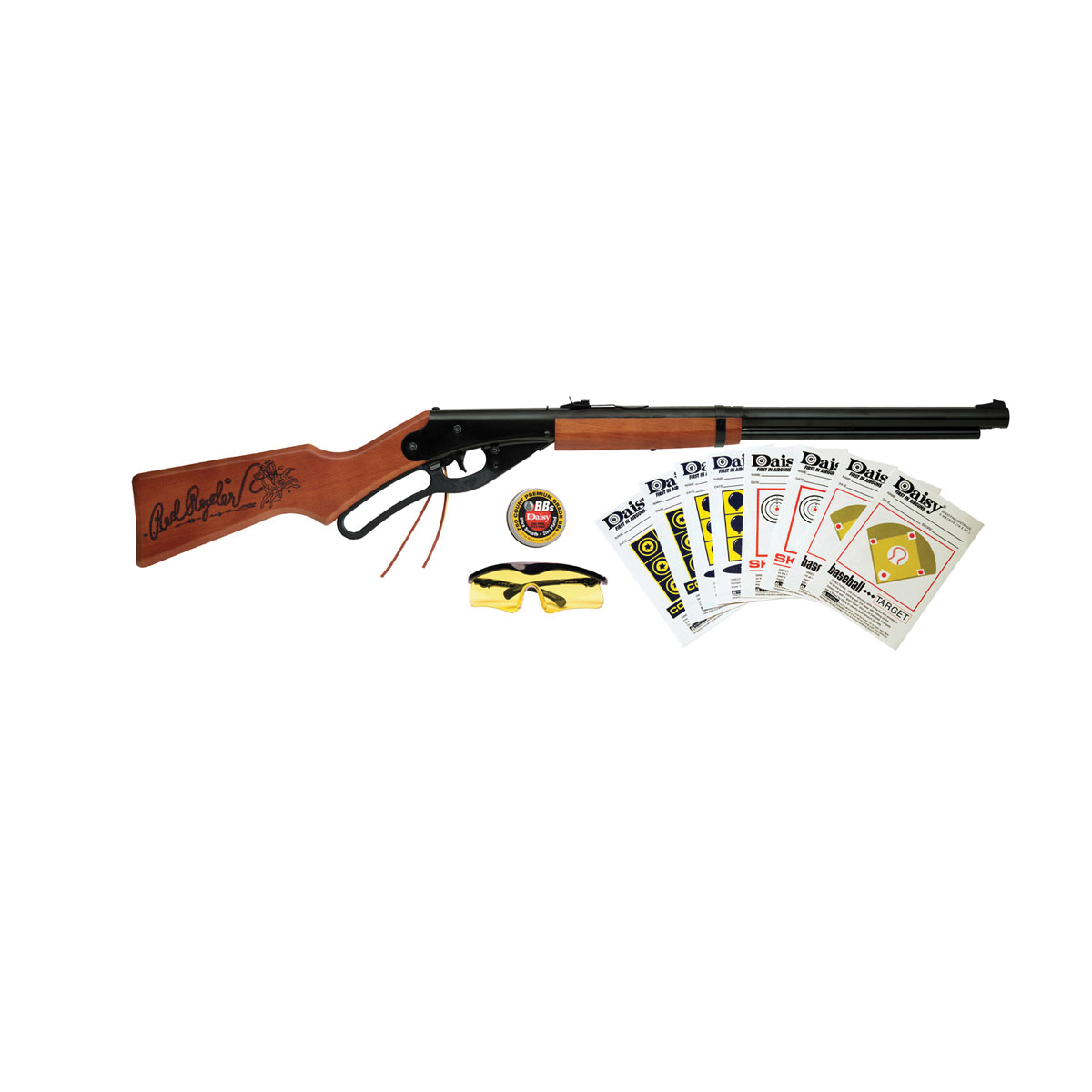 Daisy Outdoor Products Daisy Red Ryder .177 Caliber Shooting Fun Kit, Black - Daisy Outdoor Products