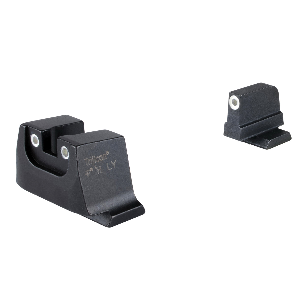 Trijicon Suppressor/Optic Height Night Sight Set Front/Rear, Green/White/Green/White - Trijicon