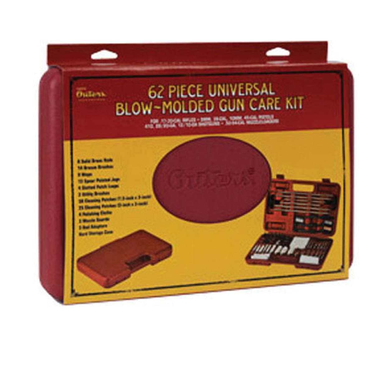 Outers Weaver .17 Cal/.270 Cal/.30 Cal 62-Piece Universal Blow-Molded Gun Care Kit