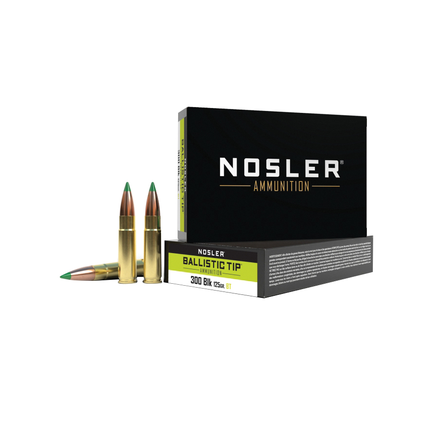Nosler .300 AAC Blackout 125 gr BT 20rds - Nosler