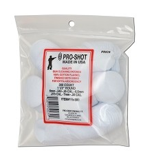 PRO-SHOT 6mm-.30CAL. 1 1/2 Round Cleaning Patches 300CT - Proshot