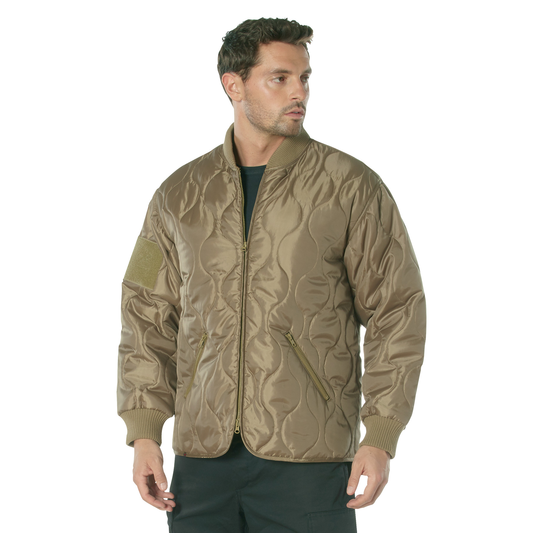 Rothco Rothco Concealed Carry Quilted Woobie Jacket - Coyote Brown, Medium