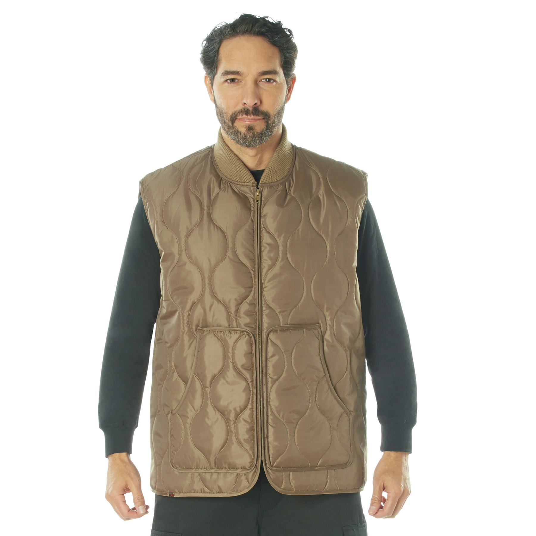 Rothco Rothco Quilted Woobie Vest - Coyote Brown, Small