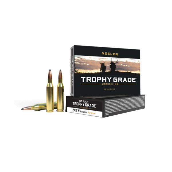 Nosler Trophy Grade .243 Winchester 100 gr JSP 20rds - Nosler