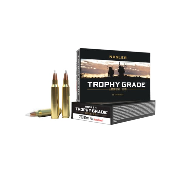 Nosler Trophy Grade .223 Remington 70 gr BPT 20rds - Nosler