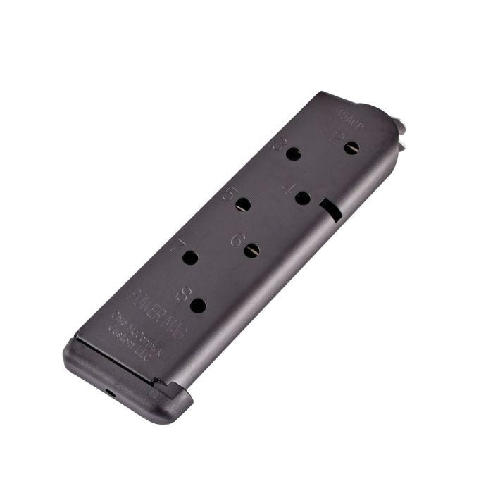 Chip McCormick Power Mag 8rds .45 ACP, Black