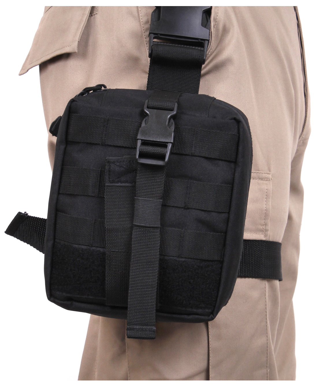 Rothco Drop Leg Medical Pouch - Black - Rothco