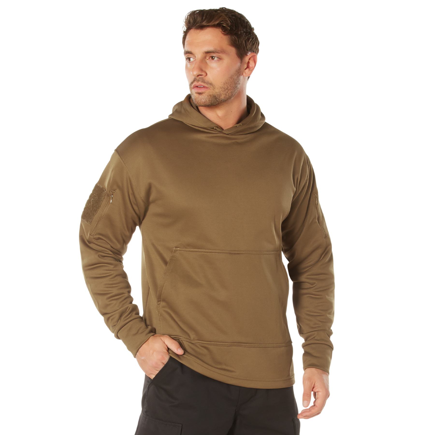 Rothco Rothco Concealed Carry Hoodie - Coyote Brown, Large