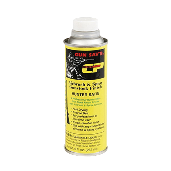 Chem-Pak Gun Sav'r Hunter Satin Custom Oil Gunstock Finish, 9 oz Can Clear - Chem-Pak