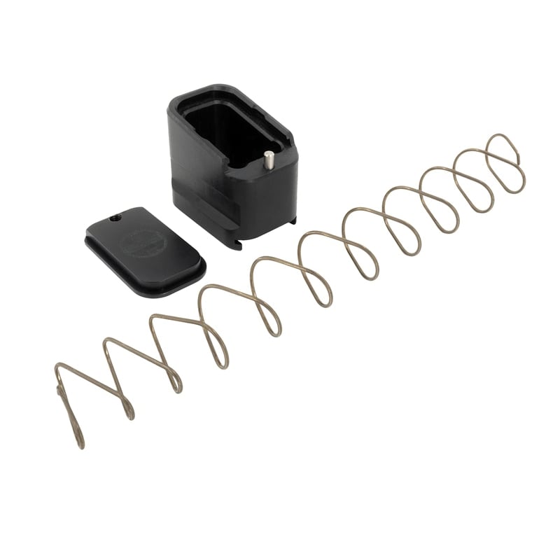 Shield Arms Glock 19/23 4/5 Round Magazine Extension, Black - G19-ME-5-BLK - Shield Arms