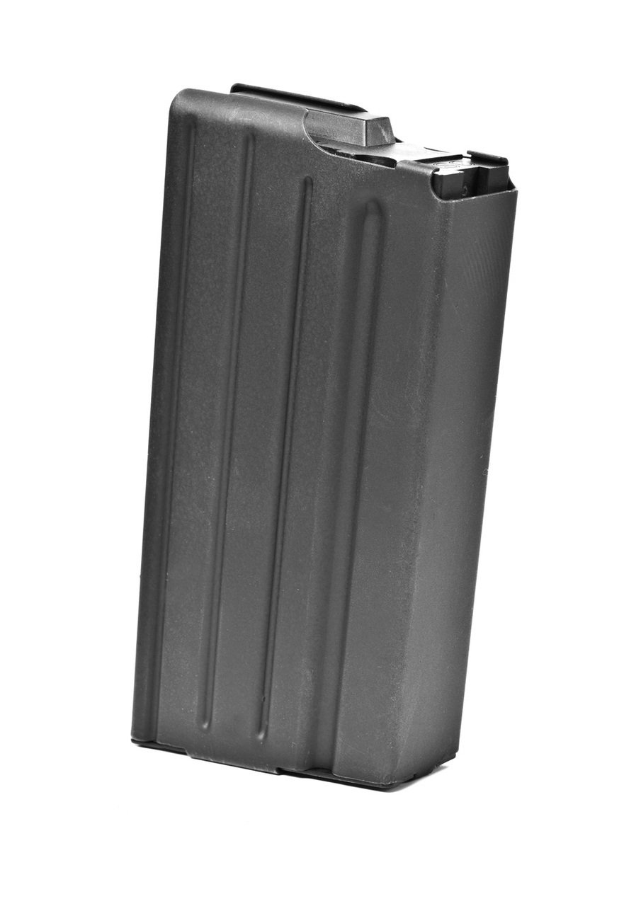 ASC Magazine: SR-25: 308 Winchester /7.62 NATO 20rd Capacity Black Marlube Stainless Steel Black Follower - 20-308-SS-BM-B-ASC - Asc