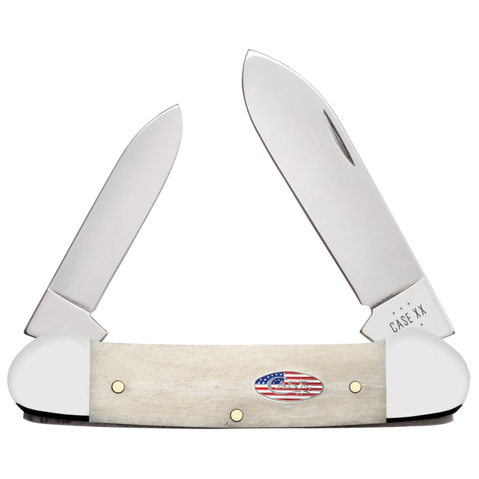 Case Canoe Folding Knife Spear/Pen Natural - Durable, Lightweight and Reliable Handle - 14092 - Case Knives
