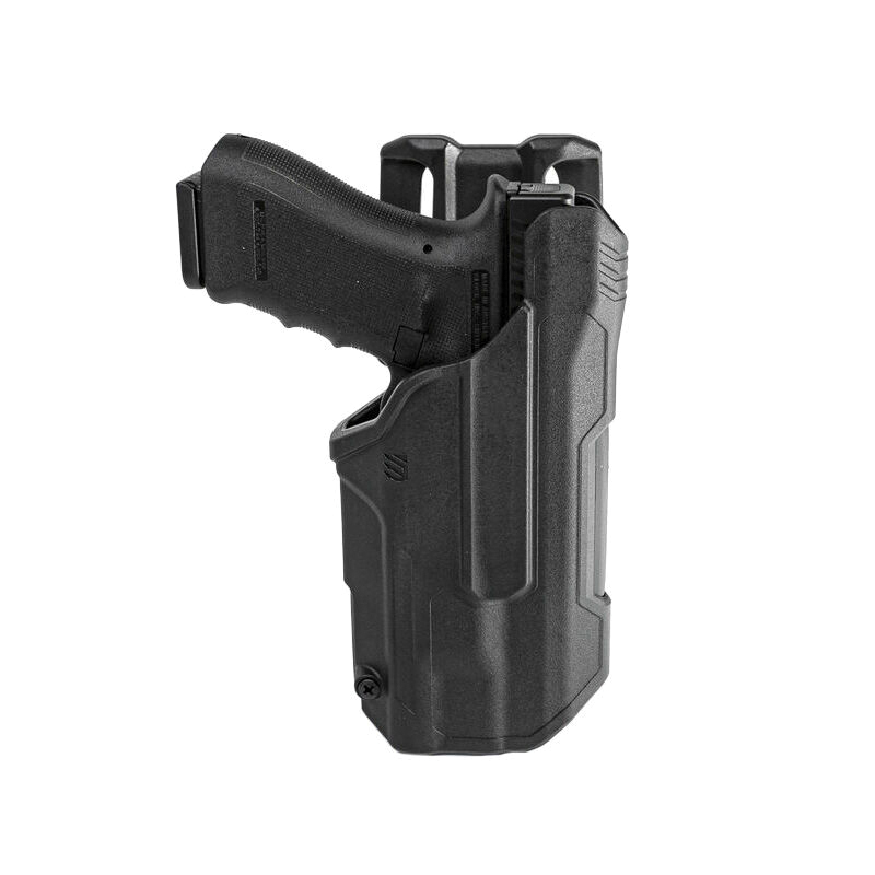 Blackhawk! T-Series L2D Glock G17/G19/G22/G23/G31 OWB Holster Right Polymer, Black - Blackhawk!