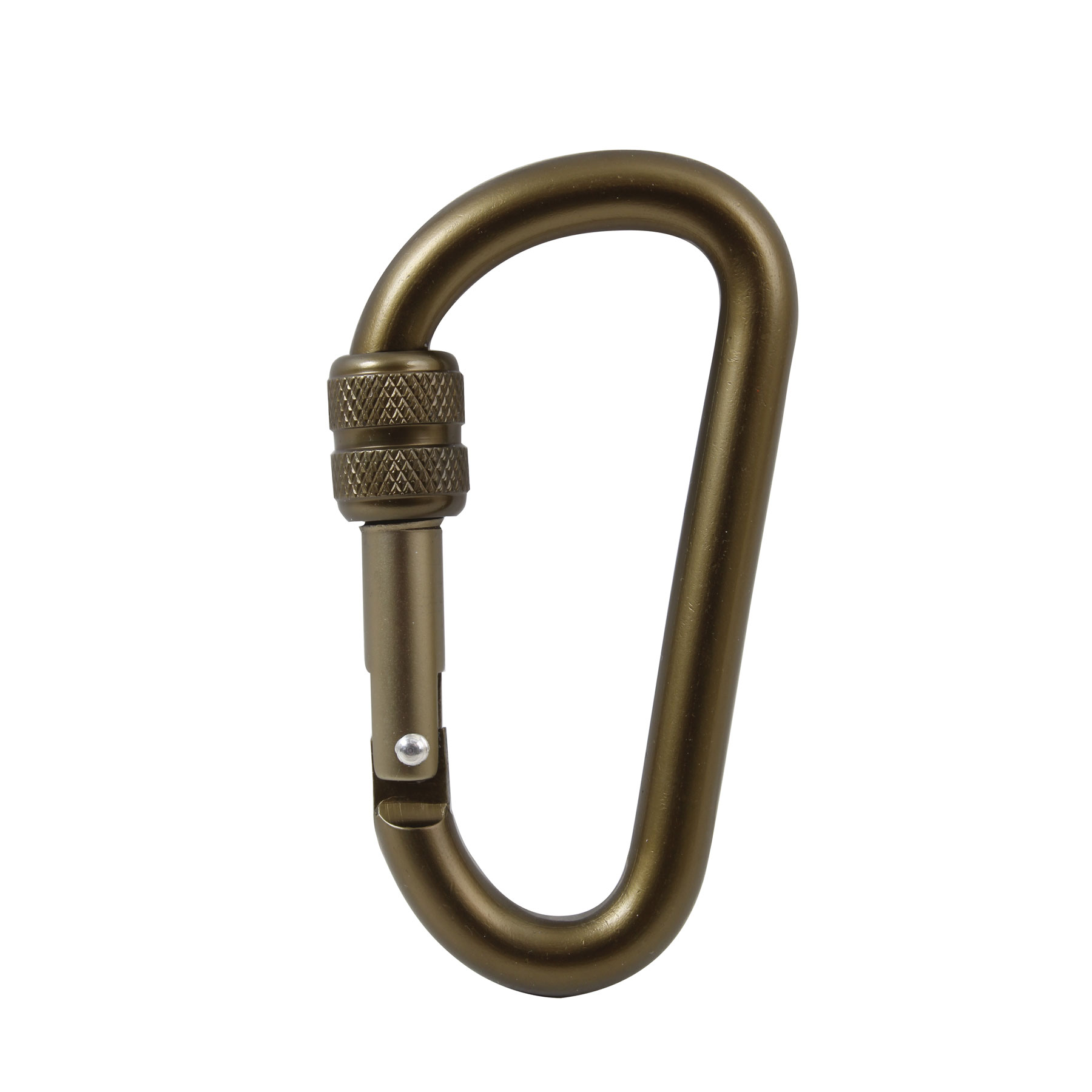Rothco Rothco 80Mm Locking Carabiner - Coyote Brown