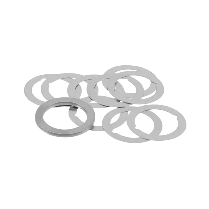 Dead Air Muzzle Device Shim Kit 1/2-28, Silver - Dead Air