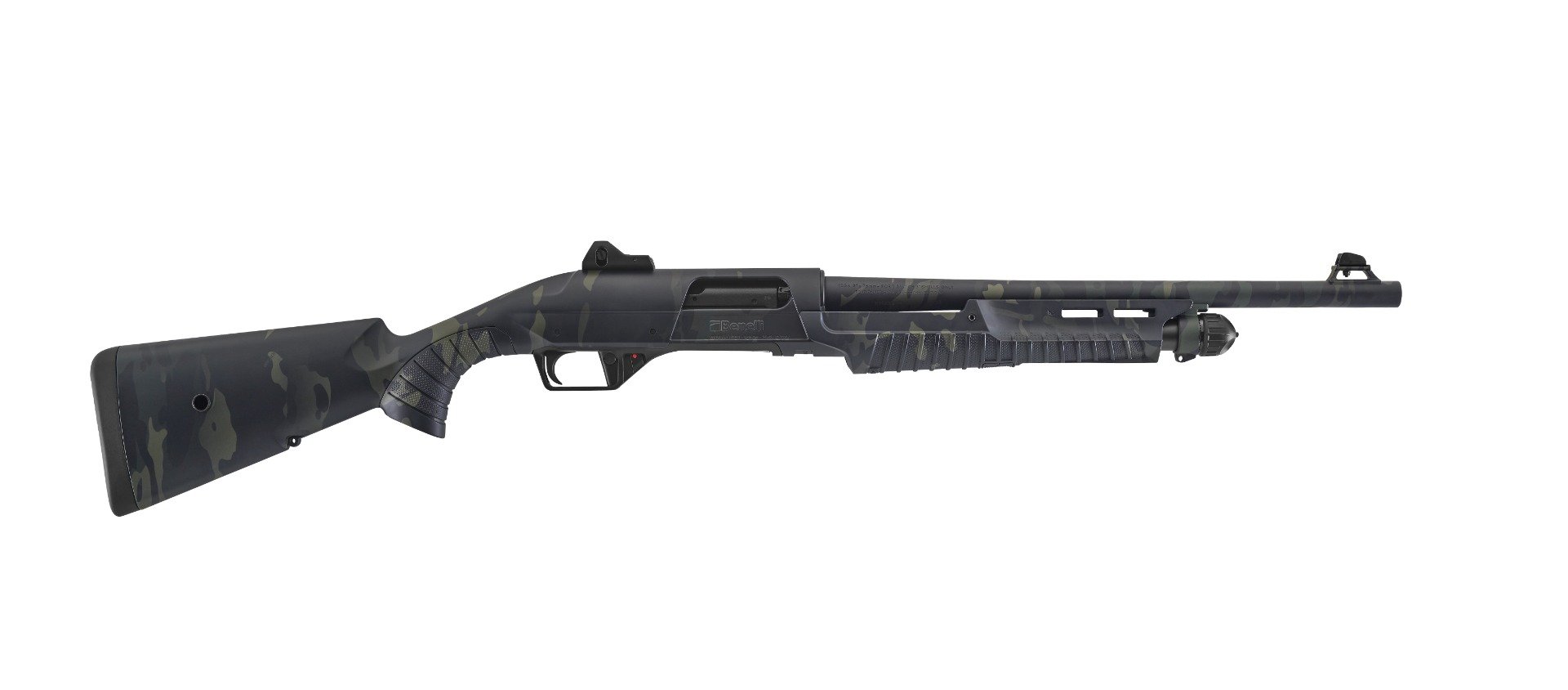 Benelli Nova 3 Tac 12/18.5 Pump Shotgun, MultiCam Black - 20505 - Benelli