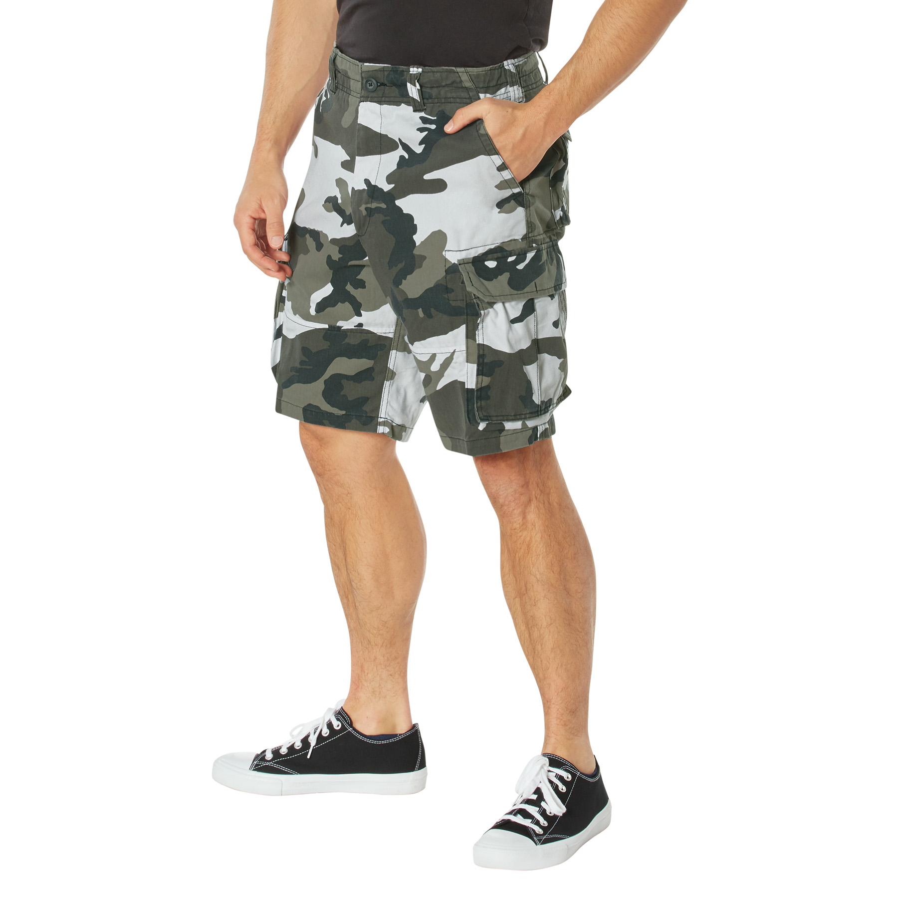 Rothco Rothco Vintage Paratrooper Cargo Shorts - City Camo, Small
