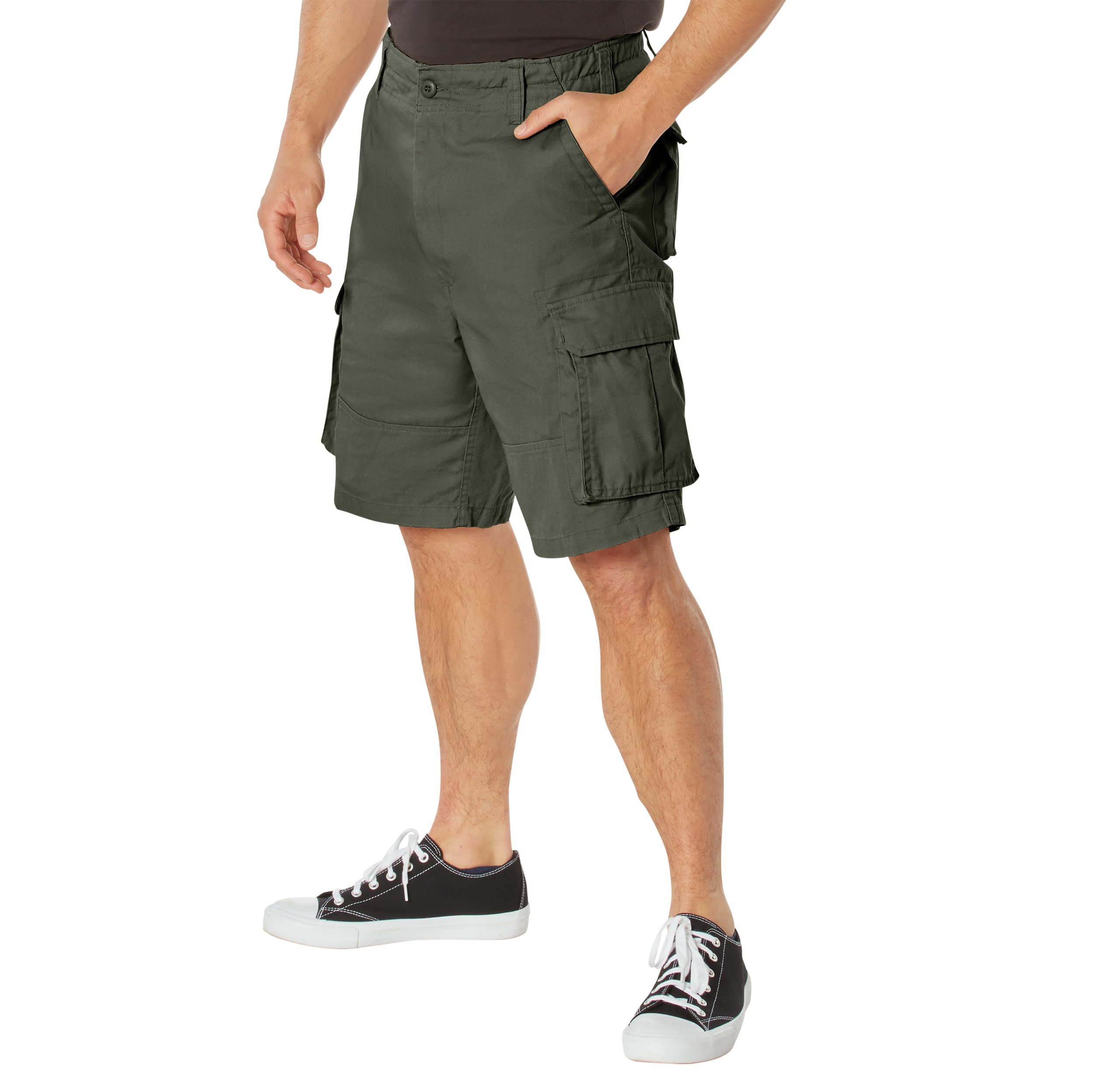 Rothco Rothco Vintage Paratrooper Cargo Shorts - Olive Drab, Medium