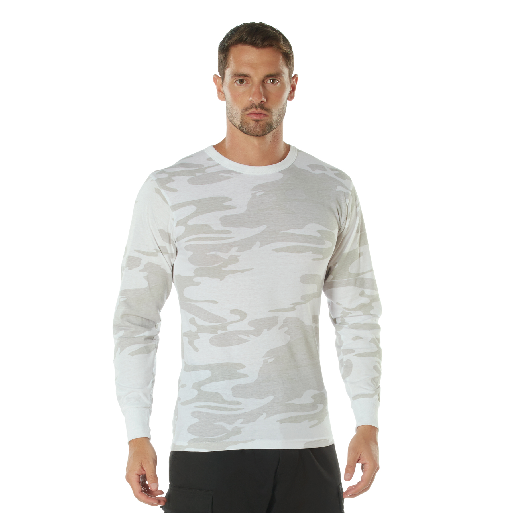 Rothco Rothco Long Sleeve Color Camo T-Shirt - White Camo, 3X-Large