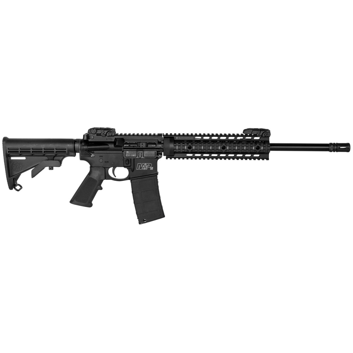 Smith & Wesson M&P15 .223 Remington/5.56x45mm 16" AR Rifle, Black - Reliable, High-Performance for Tactical and Precision Shooting - 311041 - Smith & Wesson