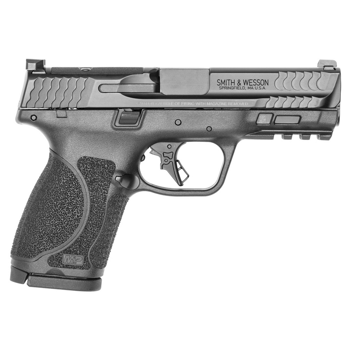 Smith & Wesson M&P9 M2.0 Compact NTS 9mm 4" 15rds Pistol, Black - Compact Powerhouse - 13617 - Smith & Wesson