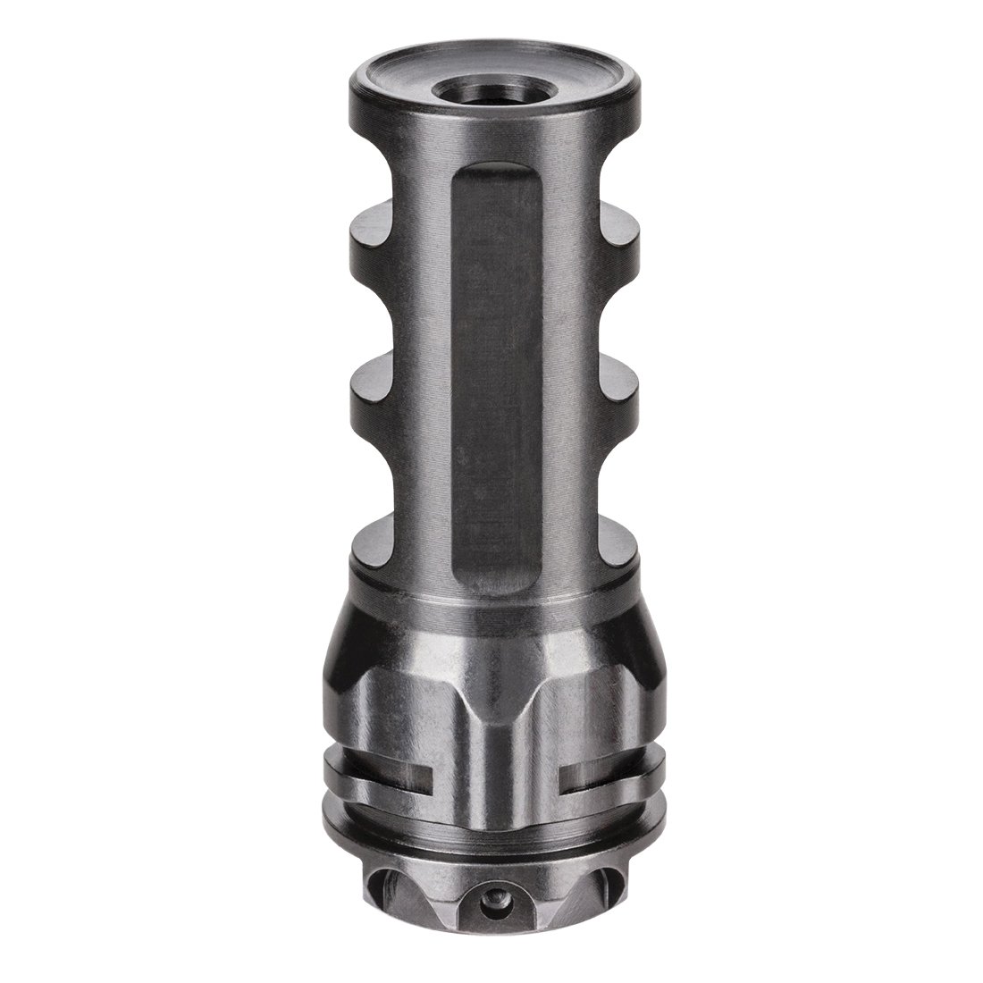 Gemtech ETM 3-Port Muzzle Brake 1/2-28, Black - Effective Recoil Reduction - 13816 - Gemtech