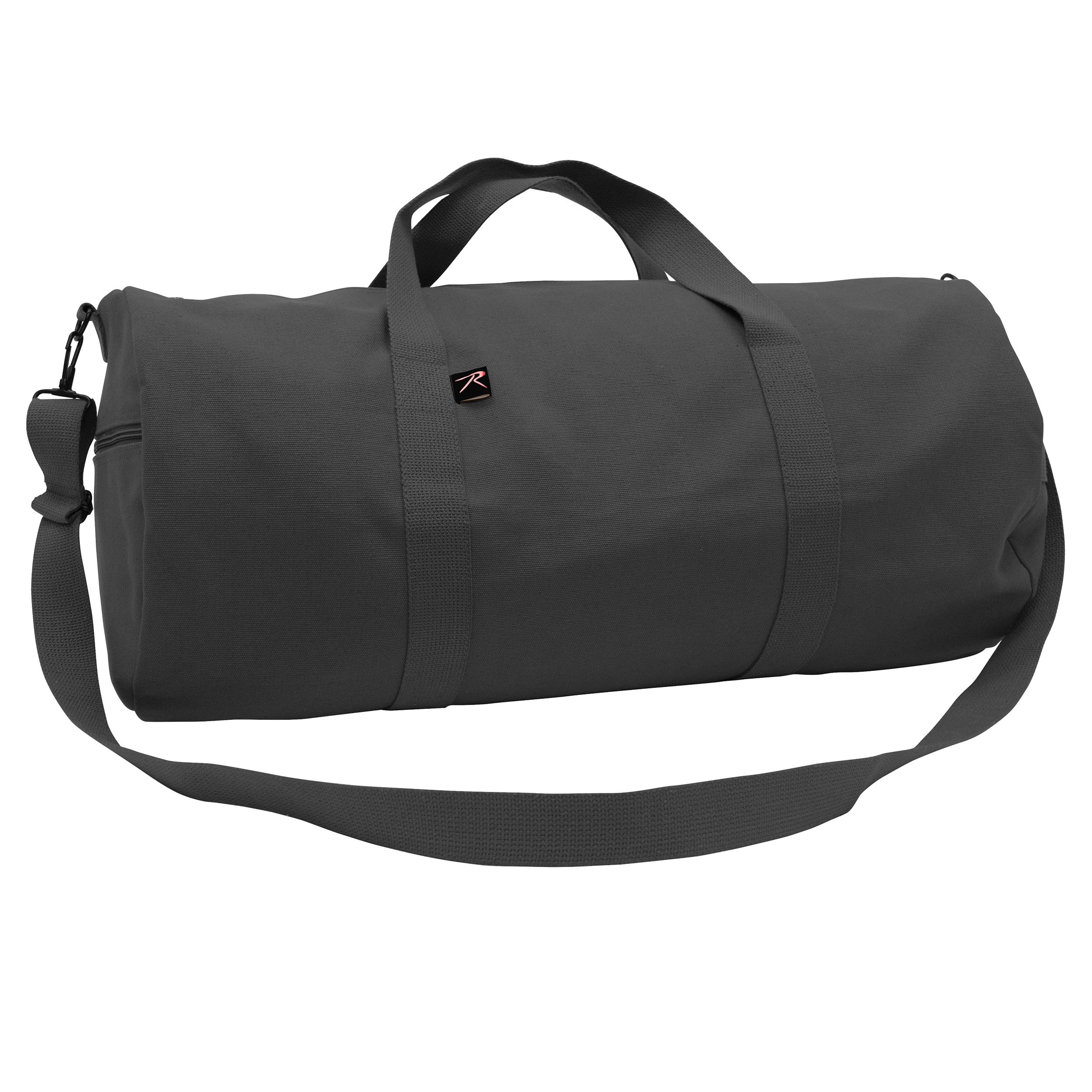 Rothco Rothco Canvas Shoulder Duffle Bag - Charcoal Grey, 19 In