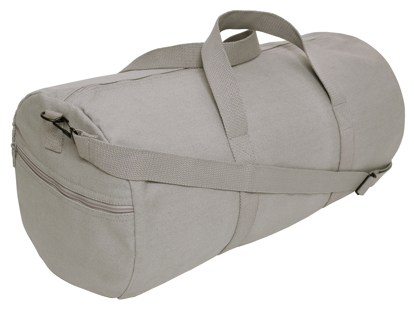 Rothco Rothco Canvas Shoulder Duffle Bag - Grey, 19 In
