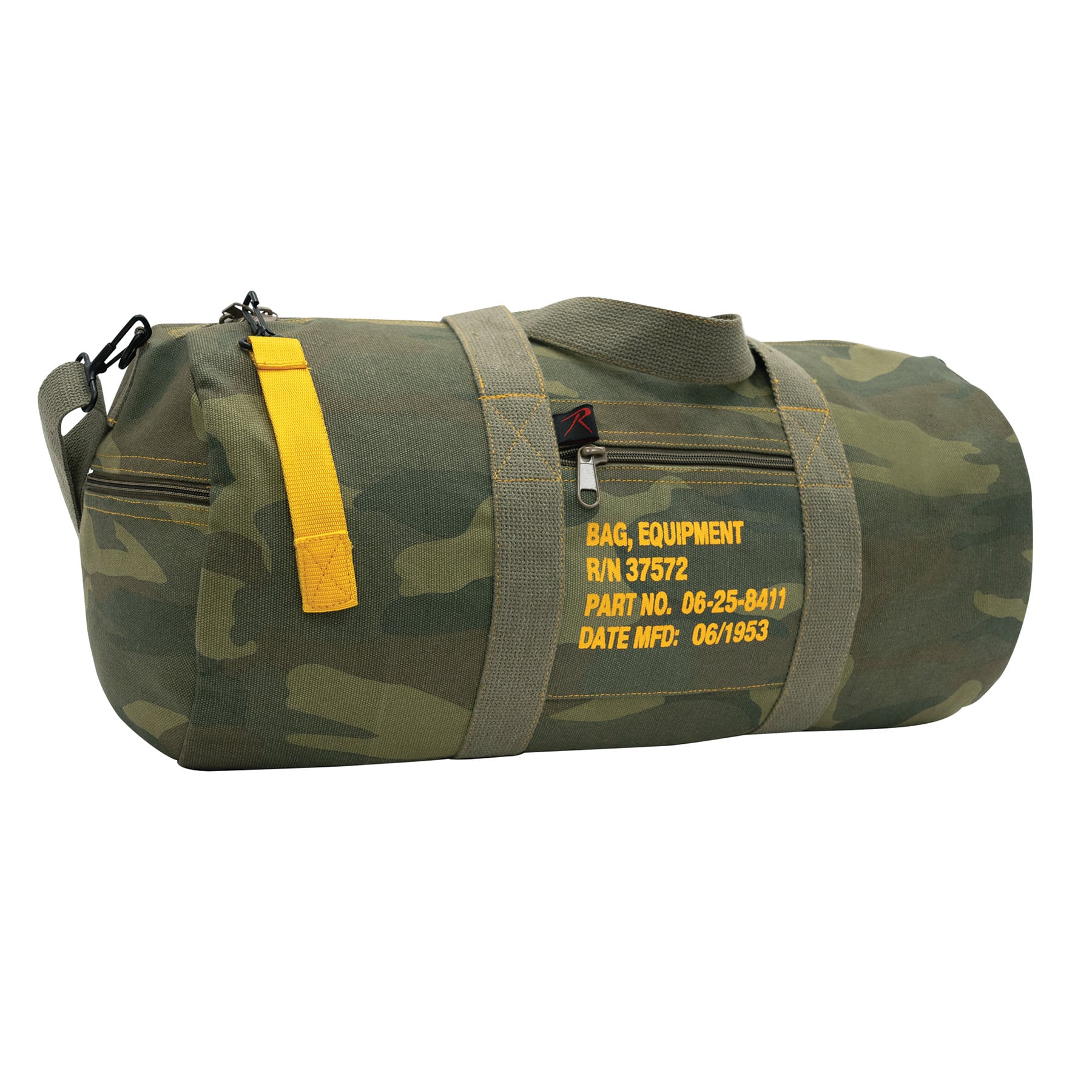 Rothco Rothco Canvas Equipment Bag - Woodland Camo, 19 In