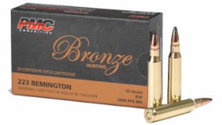 PMC Bronze .223 Rem Ammo 55 Grain SP 20rds - 223SP - Pmc