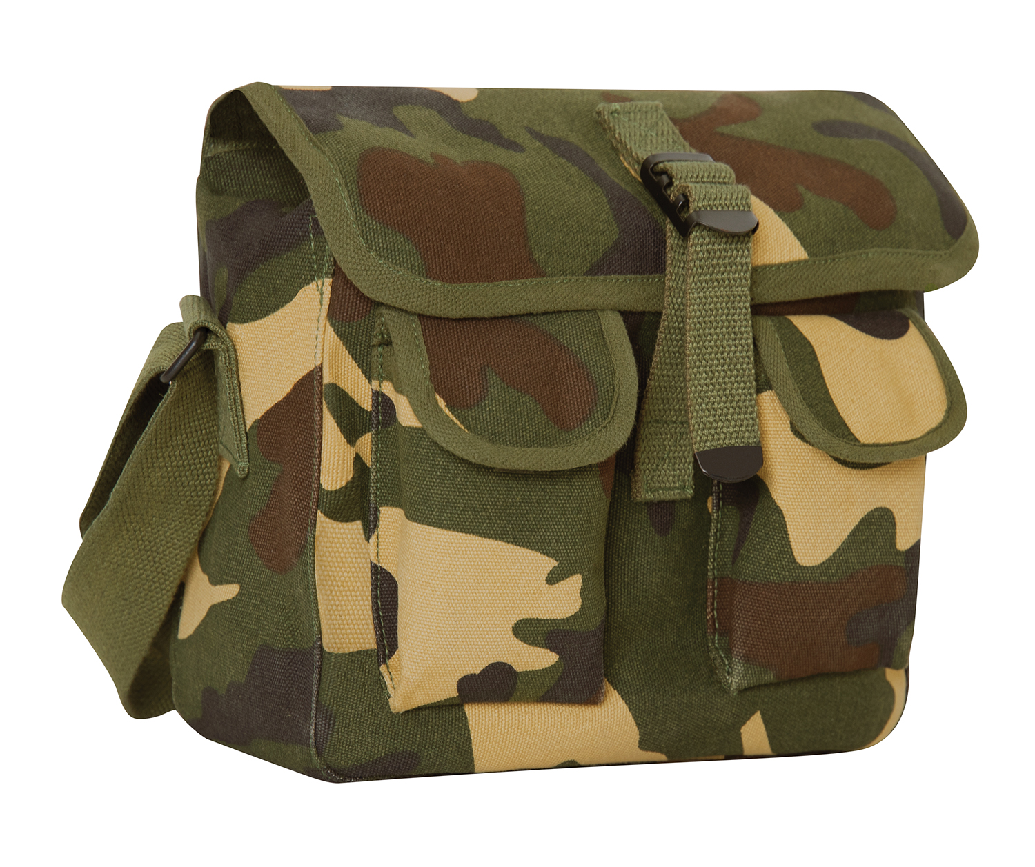 Rothco Rothco Canvas Ammo Shoulder Bag - Woodland Camo