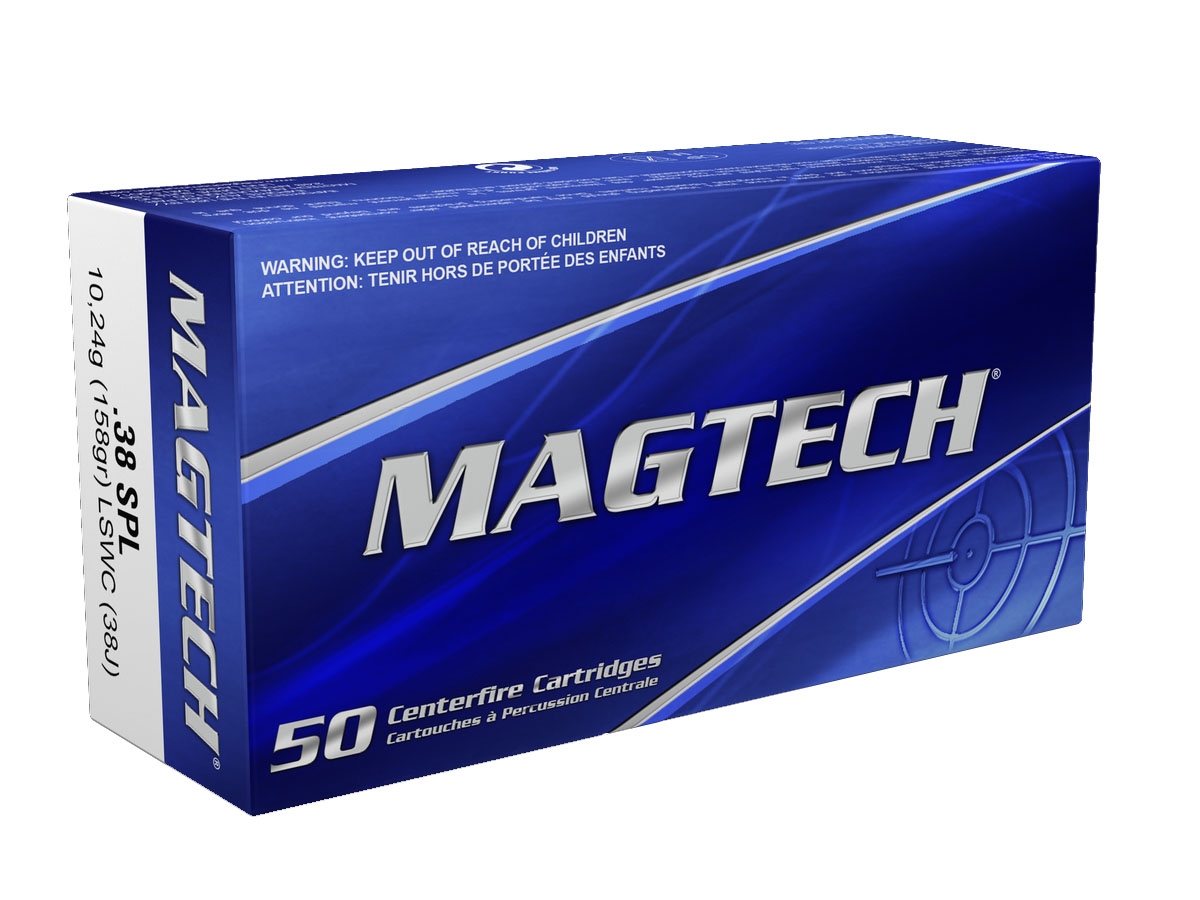 Magtech 38 Special 158gr LSWC Ammunition 50rds - 38J - Magtech