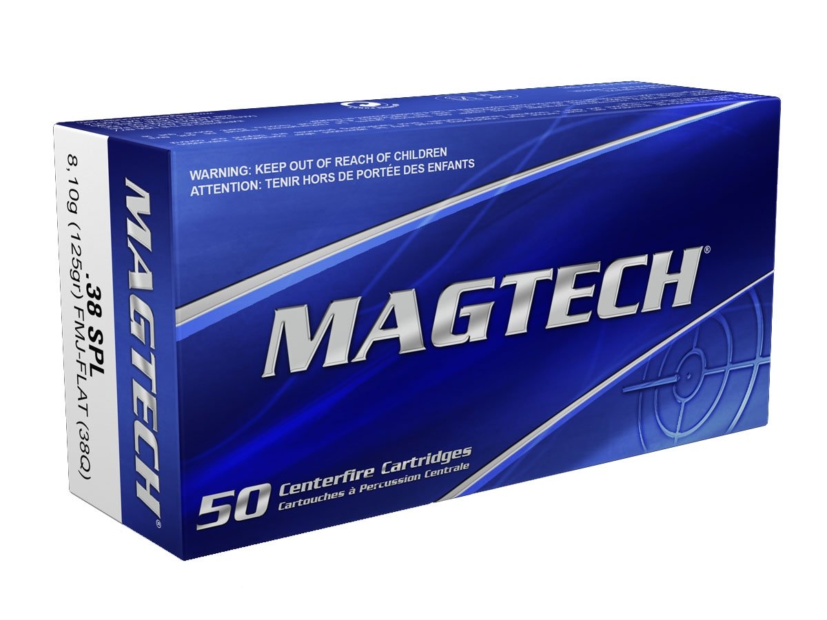 Magtech 38 Special 125gr FMJ FP Ammunition 50rds - 38Q - Magtech