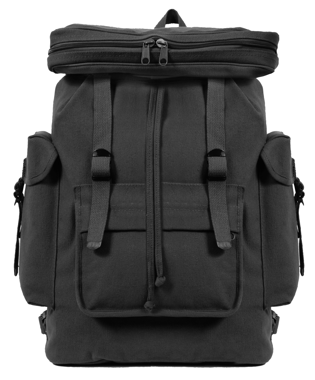 Rothco Rothco Canvas European Style Rucksack - Black