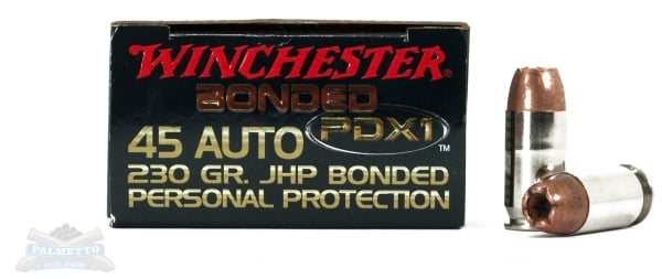 Winchester 45 Auto/ACP 230gr PDX1 Ammunition 20rds - S45PDB