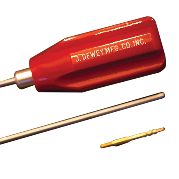 J Dewey Rods #5-40 Female 36" .17 Cal Cleaning Rod - J Dewey Rods